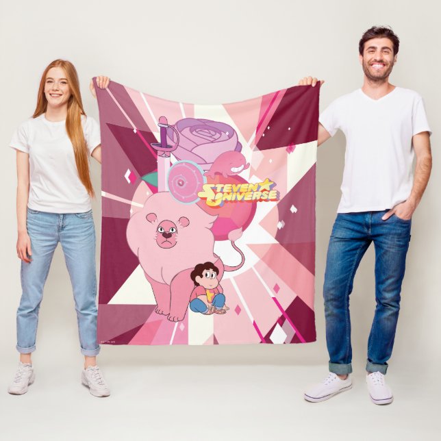 Steven Universe | Rose Quartz Legacy Fleece Blanket (In Situ)