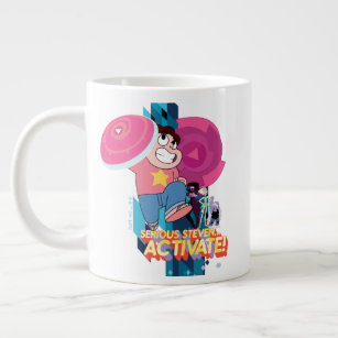Steven Universe   Serious Steven… Activate! Large Coffee Mug