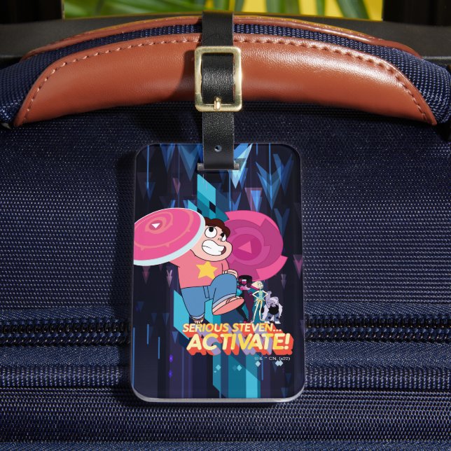 Steven Universe | Serious Steven… Activate! Luggage Tag (Front Insitu 2)