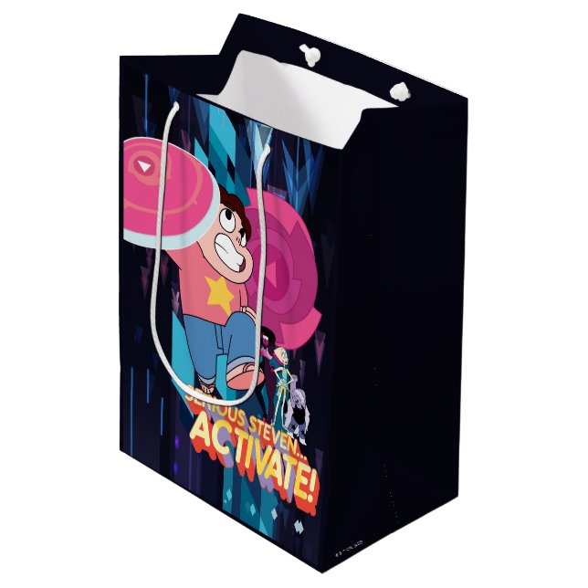 Steven Universe | Serious Steven… Activate! Medium Gift Bag (Front Angled)