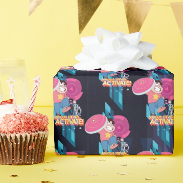 Steven Universe | Serious Steven… Activate! Wrapping Paper (Birthday Party)