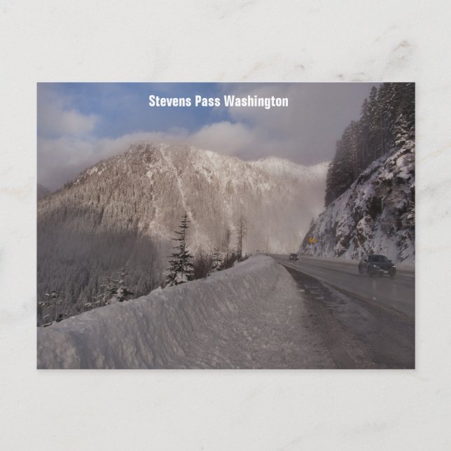 Stevens Pass Postcard (Front)