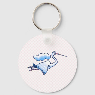 Stevenson Stork Keychain