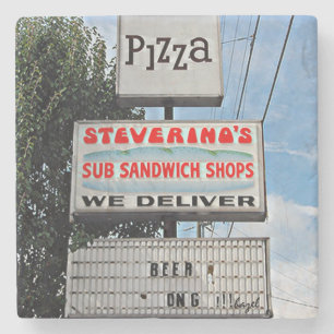 Steverino's,Athens,Georgia, Marble Stone Coaster. Coaster