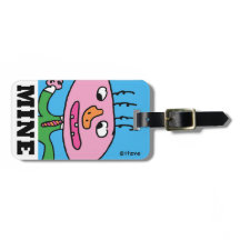 steve's guy luggage tag