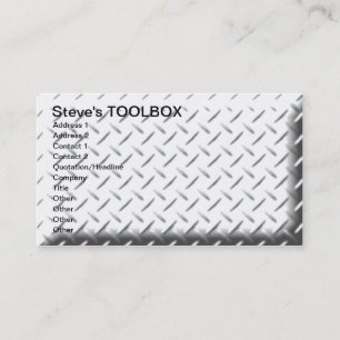 Steve's TOOLBOX Business Card