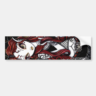 Stevie Red Haired Tattoo Fae Bumper Sticker