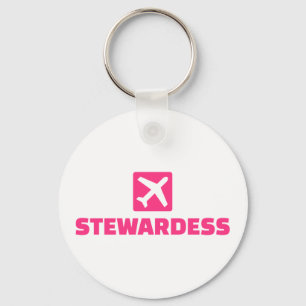 Stewardess Keychain