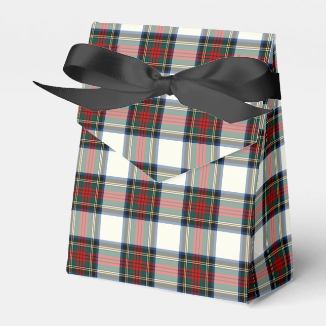 Stewart Clan Formal Dress Tartan Favor Box (Front Side)