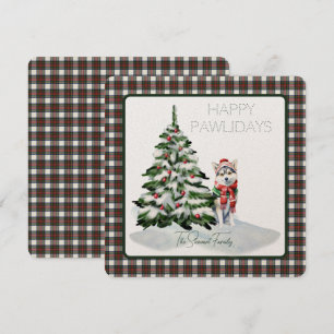 Stewart Dress Modern Tartan Happy Pawlidays Dog