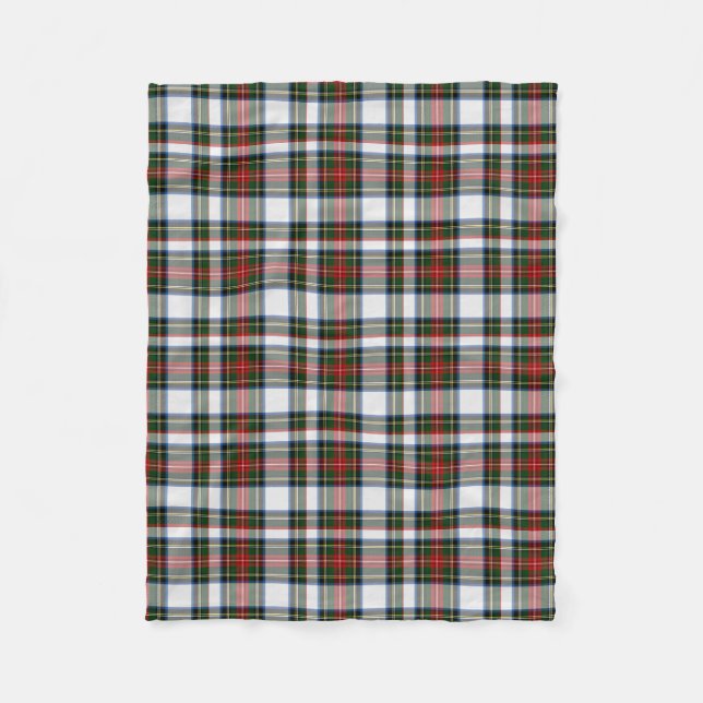 Stewart Dress Plaid Fleece Blanket (Front)