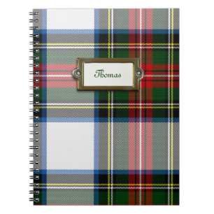 Stewart Dress Tartan Plaid Notebook