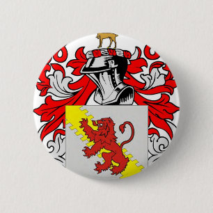 Stewart (English) Coat of Arms 2 Inch Round Button