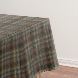 Stewart Hunting Weathered Tartan Plaid Pattern Tablecloth