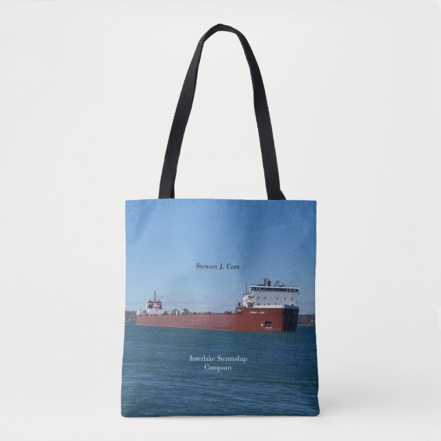 Stewart J. Cort all over tote bag (Front)