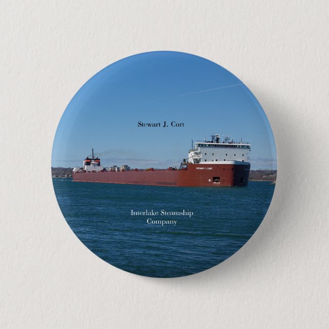 Stewart J. Cort button (Front)