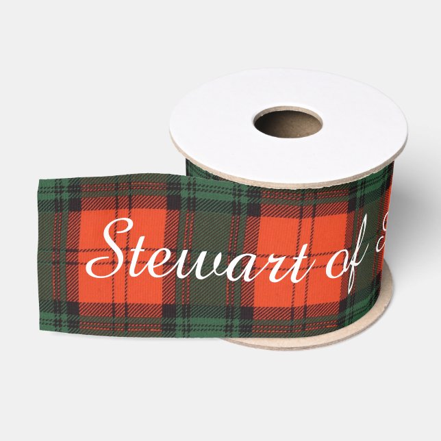 Stewart of Atholl clan Plaid Scottish tartan Grosgrain Ribbon (Spool)