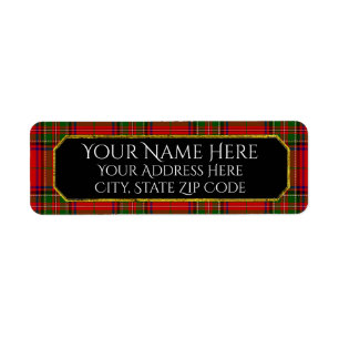 Stewart Plaid Personalize