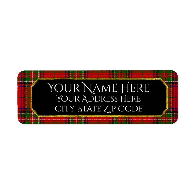 Stewart Plaid Personalize (Front)