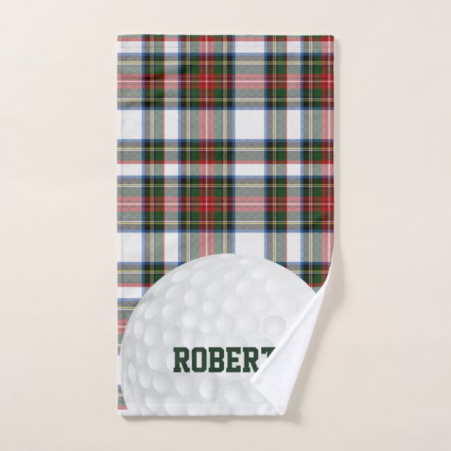 Stewart Robe Tartan Plaid Golf Serviette (Serviette à main)