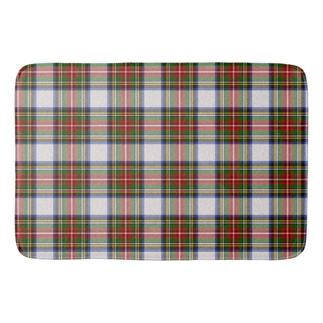 Stewart Royal Dress Plaid Scottish Pattern Bath Mat (Front)