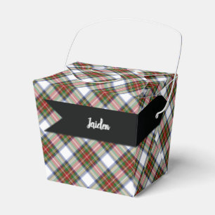 Stewart Royal Dress Plaid Scottish Pattern Favor Box