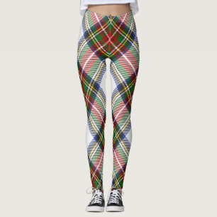 Stewart Royal Dress Plaid Scottish Pattern Leggings