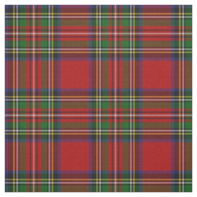 Stewart Royal Tartan Fabric (Swatch)