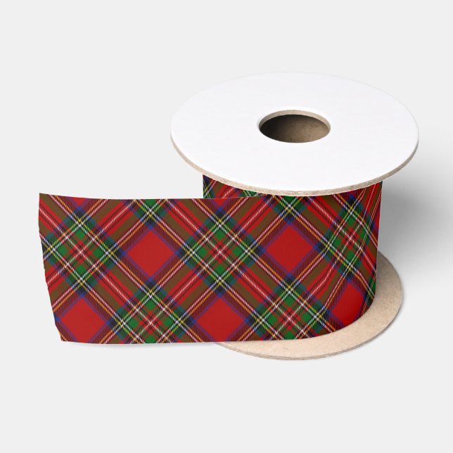Stewart Royal Tartan Satin Ribbon (Spool)