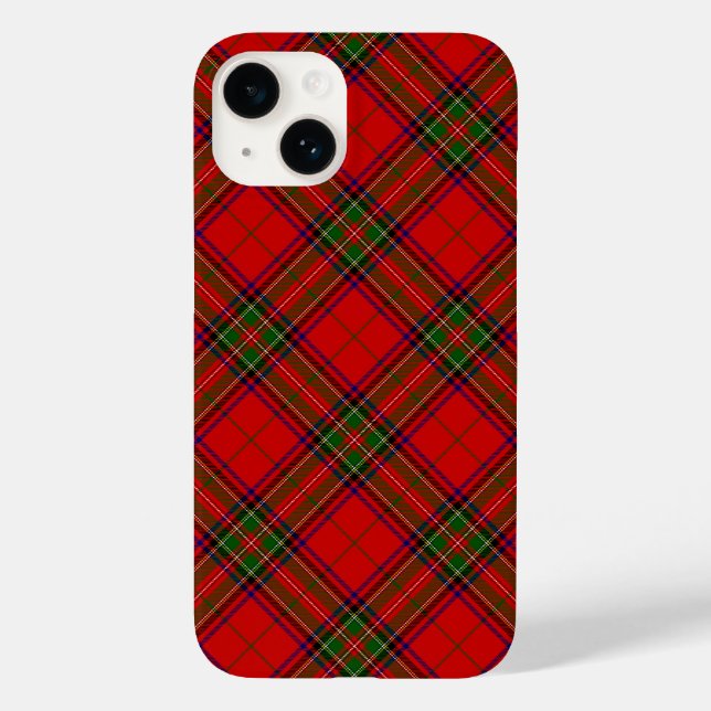 Stewart / Stuart tartan red green plaid Case-Mate iPhone Case (Back)