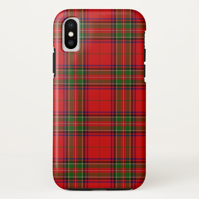 Stewart / Stuart tartan red green plaid Case-Mate iPhone Case (Back)