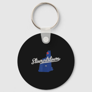 Stewartstown New Hampshire Nh Map  Keychain