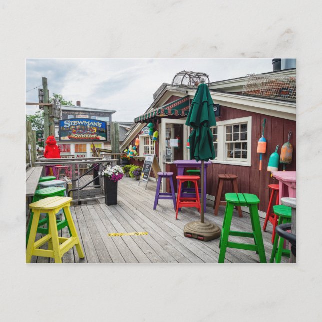 Stewman's Lobster Pound in Bar Harbour, Maine Postcard (Front)