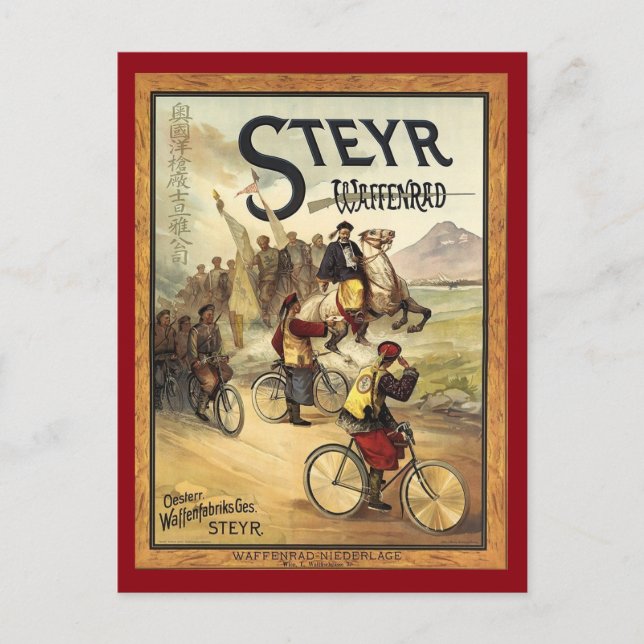 Steyr Firearms Advert Vintage Postcard (Front)