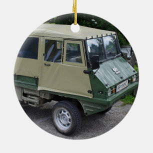 Steyr Puch Haflinger Ceramic Ornament