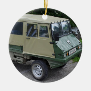 Steyr Puch Haflinger Ceramic Ornament