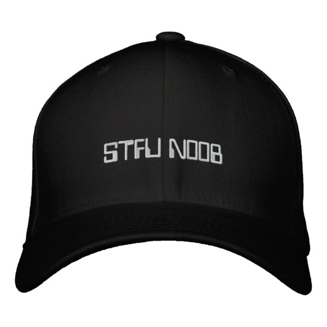 STFU N00B EMBROIDERED HAT (Front)