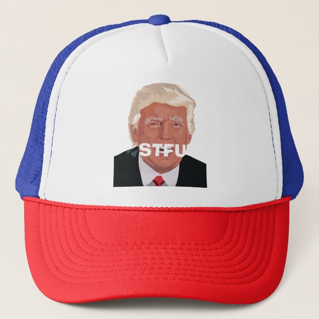 STFU Trump Trucker Hat (Front)
