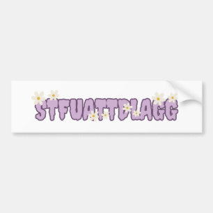 stfuattdlagg books, smut readers  bumper sticker