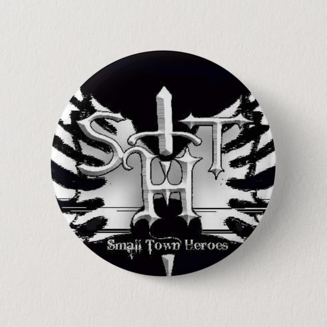 STH pic copy, STH Emblem copy 2 Inch Round Button (Front)