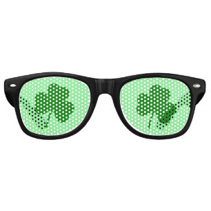 STI. PATRICK'S DAY CLOVER SUNGLASSES