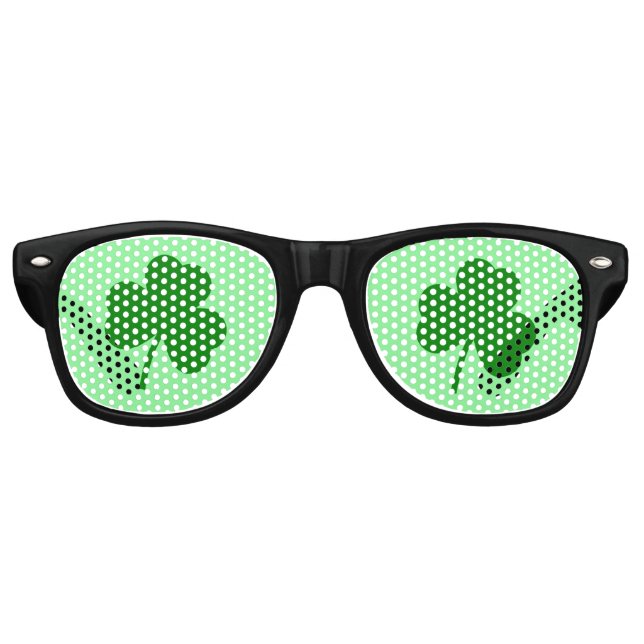 STI. PATRICK'S DAY CLOVER SUNGLASSES (Front)