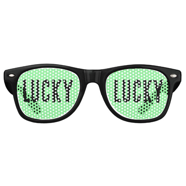 STI. PATRICK'S DAY LUCKY SUNGLASSES (Front)