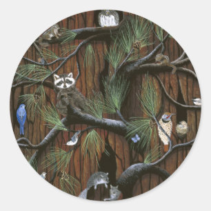 Sticer "Bark" Classic Round Sticker