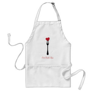 Stick A Fork in My Heart Apron