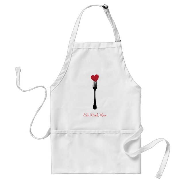 Stick A Fork in My Heart Apron (Front)