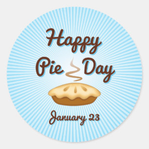 Stick Around for Pie Day Stickers