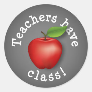 Stick Around: Teachers have Class! Stickers