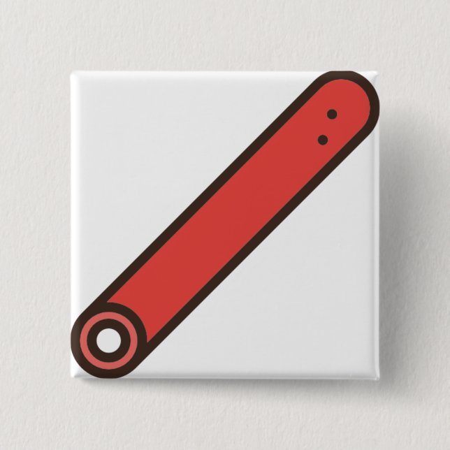 stick-candy 2 inch square button (Front)