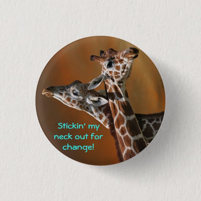 stick changw 1 inch round button (Front)